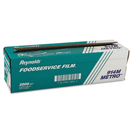 Rfp PVC Film Roll w/Cutter Box- 18'' x 2000ft- Clear 914